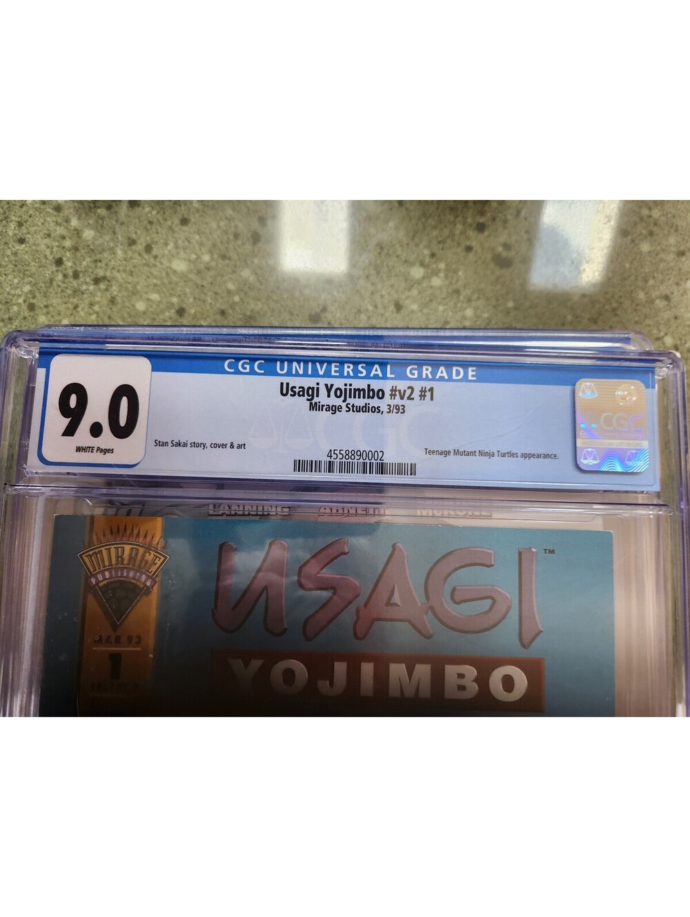 Usagi Yojimbo Vol. 2 #1 – CGC 9.0 – Stan Sakai – Mirage Studios (1987)